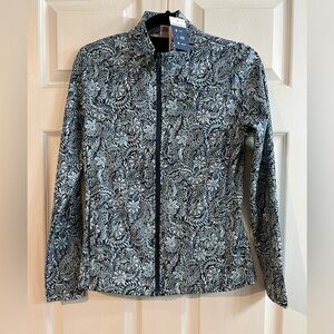 Tommy Bahama Floral athletic Full-Zip Jacket Size Small